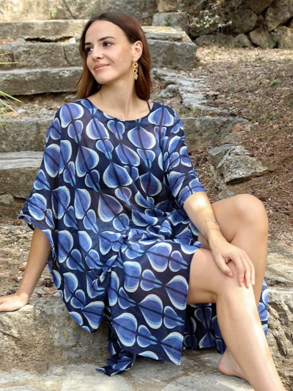 Fragonard FRANCE Cotton Tunic BRAND NEW